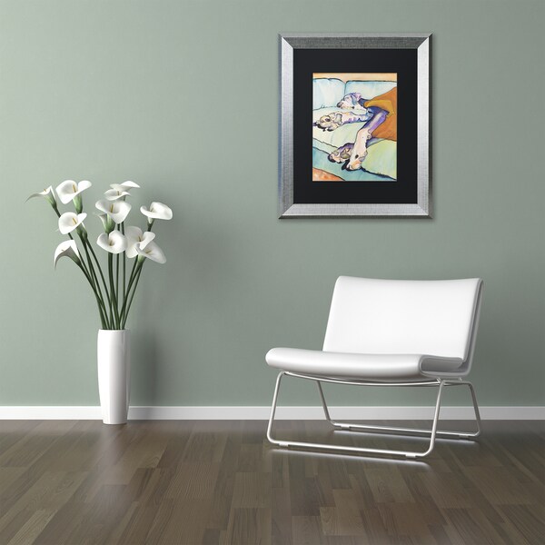 Pat Saunders-White 'Sweet Sleep' Matted Framed Art