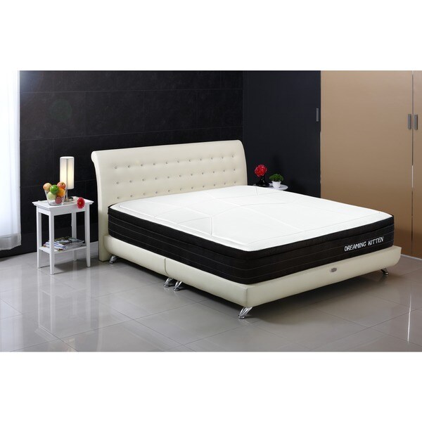 Dreaming Kitten 12-inch Full-size Gel Memory Foam and Pocket Spring Mattress