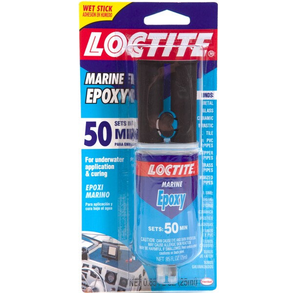 LOCTITE 0.85 Oz. Marine Epoxy 1919324 LOCTITE 1919324 0.85 Oz. Bonds Wet