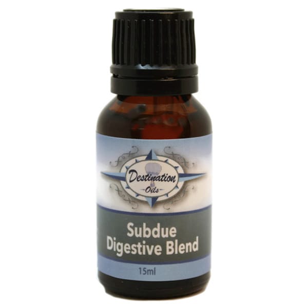 Subdue Digestive Essential Oil 15ml Pure Blend by Destination Oils Subdue Digestive Essential Oil 15ml Pure Blend by Destination Oils