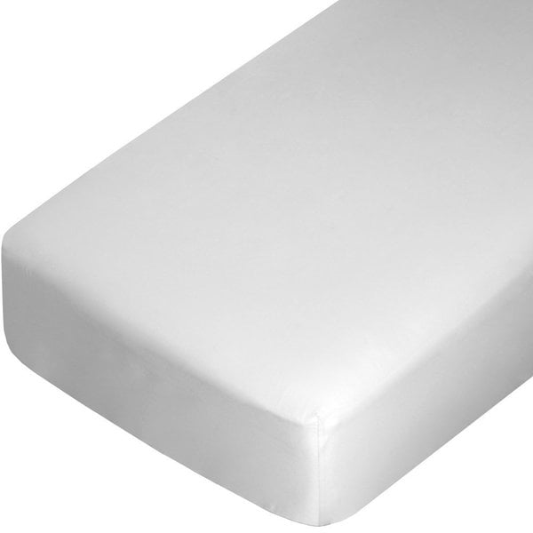 100-percent Egyptian Cotton 300 Thread Count Off-White Fitted Sheet