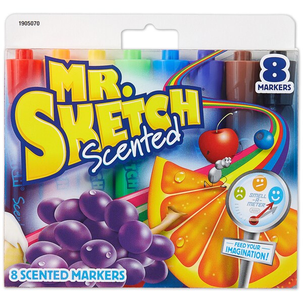 Sanford Mr. Sketch Watercolor Markers Unscented Assorted Colors Set Of 12 -  Office Depot