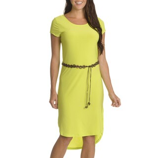 Chetta B Women's Pintuck Pleat Lime Dress - 14093671 - Overstock.com ...