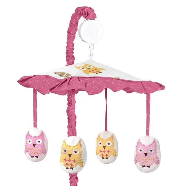 Sweet Jojo Designs Happy Owl Collection Musical Mobile