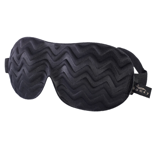 Bucky Chevron Black Sleep Eye Mask