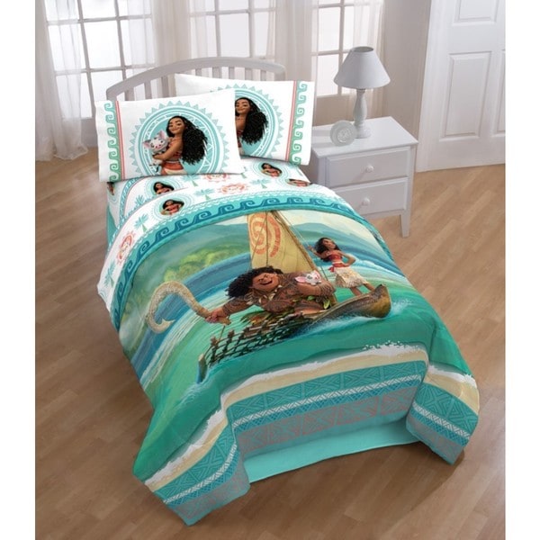 Disney's Moana 'The Wave' Twin 4-piece Bed in a Bag Set