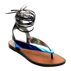 Sunny Feet By Beston Women's 'Kendal-01' Blue Thong Sandals - 15245475 - Overstock.com Shopping 
