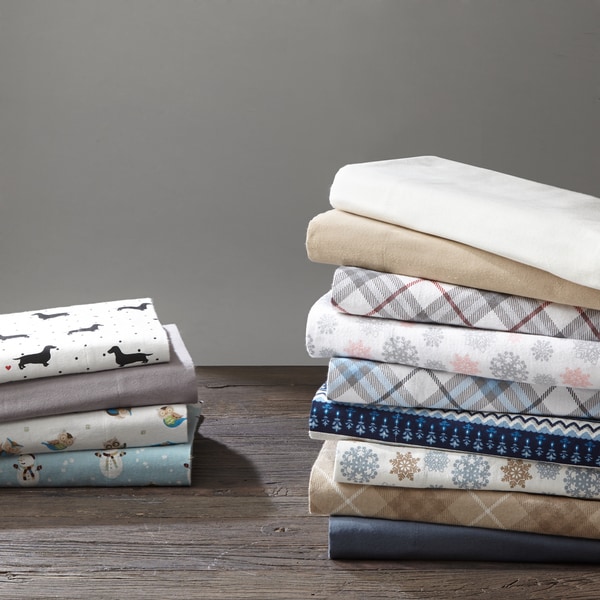 True North By Sleep Philsophy Flannel Cotton Flannel Sheet Set