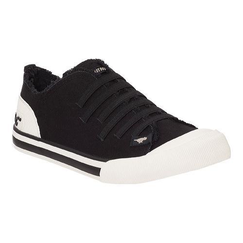 Women's Rocket Dog Joint Slip On Black 8A Canvas 19531813 Overstock