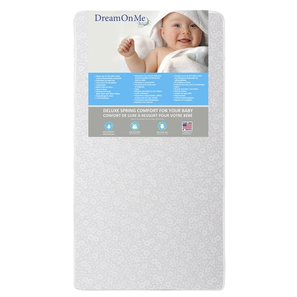 Dream On Me Little Baby 6-inch Firm Foam Crib and Toddler Bed Mattress