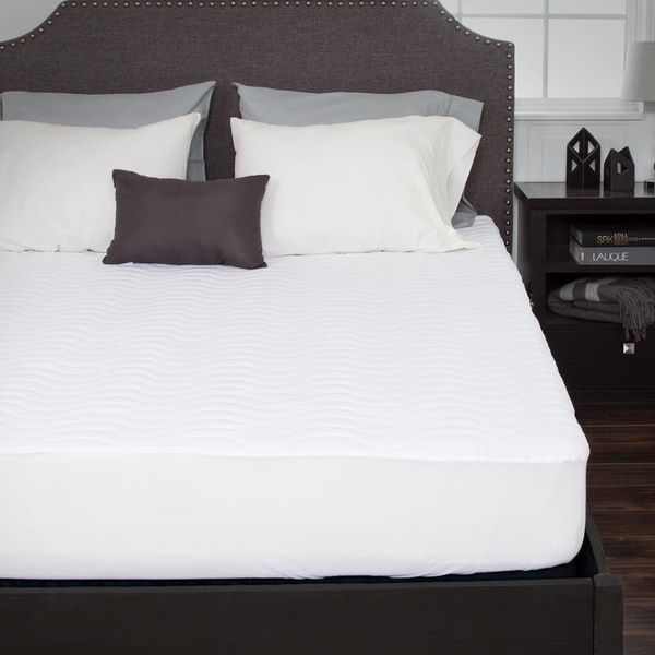 Windsor Home Down Alternative Microfiber Mattress Pad With Fitted Skirt