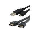 High Speed HDMI Cable/ USB Charging Cable for Sony