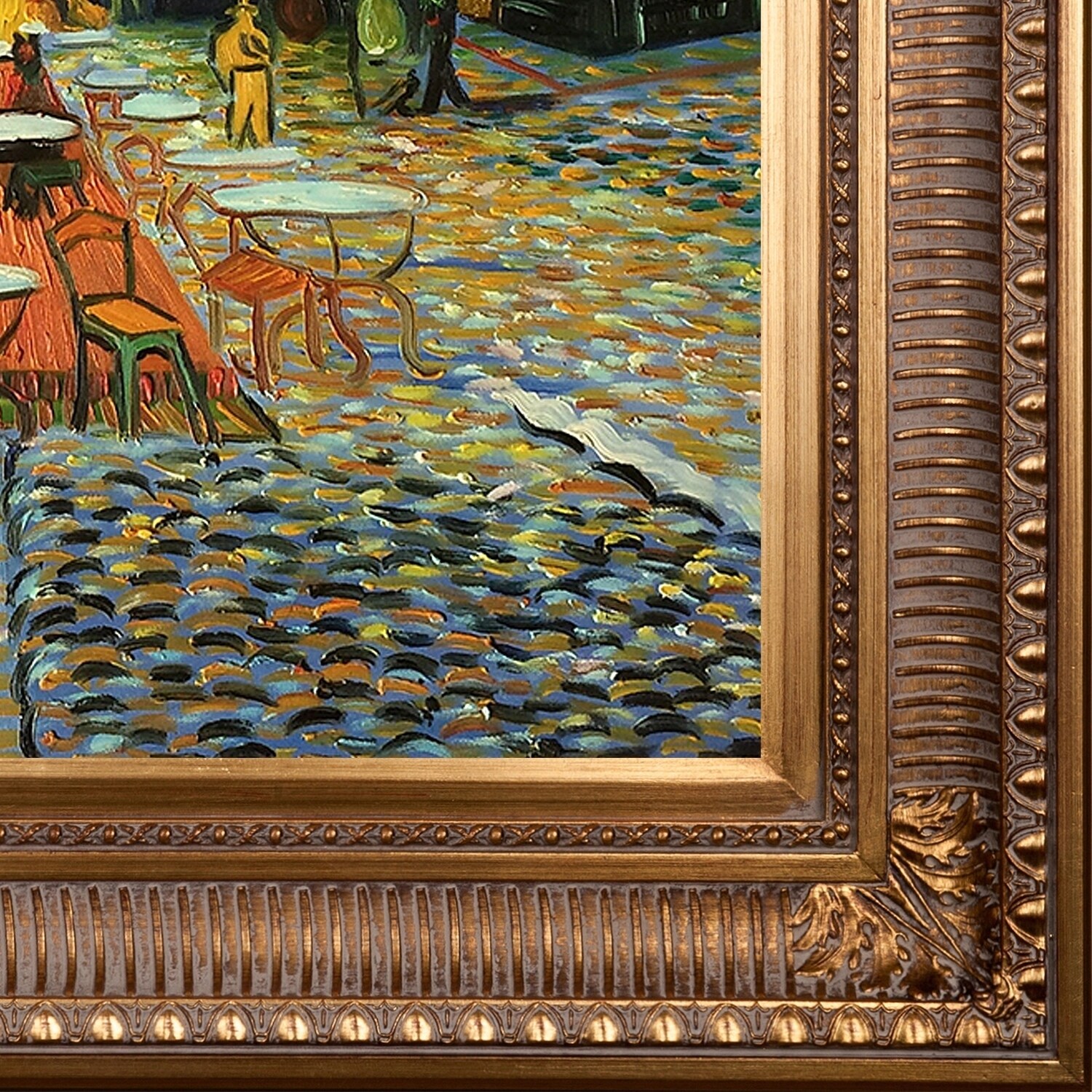 La Pastiche Vincent Van Gogh Cafe Terrace At Night Luxury Line Hand