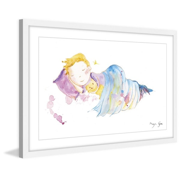 Marmont Hill - 'Peaceful Sleep' by Maya Gur Framed Painting Print