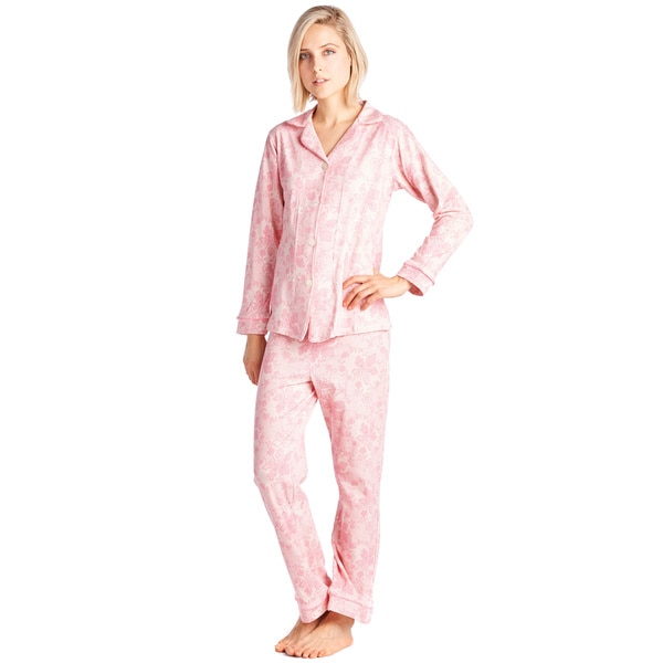BedHead Pajamas Classic Long Sleeve Cotton and Spandex Pajama Set