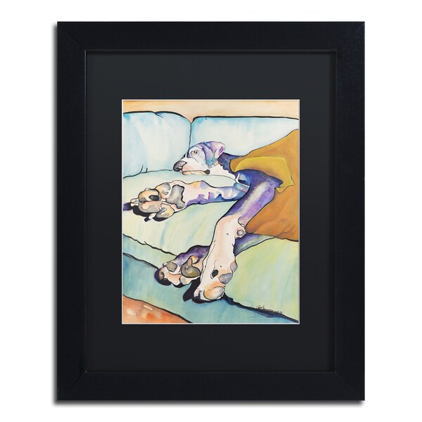 Pat Saunders-White 'Sweet Sleep' Matted Framed Art