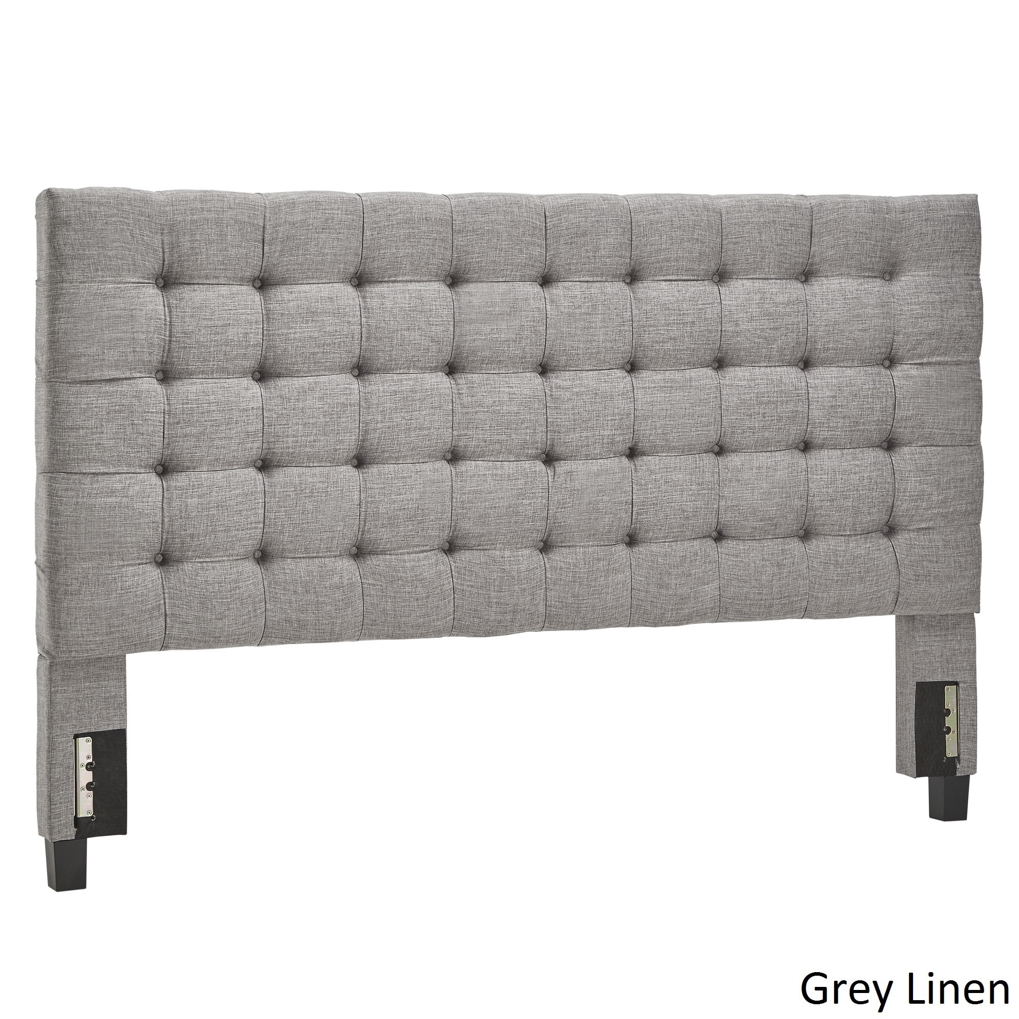 Briella Tufted Linen Upholstered King size Headboard by iNSPIRE Q