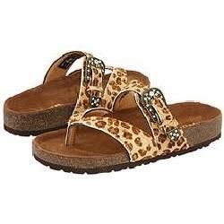Roper Leopard Thong Sandal Brown Leopard Sandals - Overstock ...