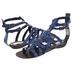 Steve Madden Notionn Blue Leather Sandals