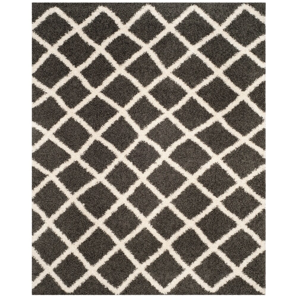 Safavieh Dallas Shag Melahat Trellis Rug