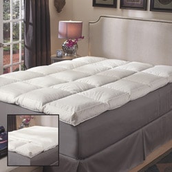 Compare Price Super Snooze 5-inch 230 Thread Count Baffled Featherbed Set