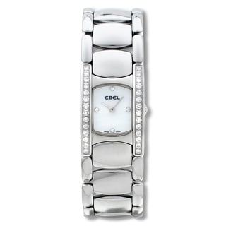 Ebel Beluga Manchette Steel and Diamond Watch