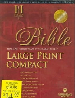 Holy Bible: Holman Christian Standard, Burgundy, Bonded Leather, Compact (Paperback)