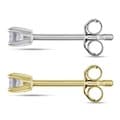 Miadora 14k Gold Single Diamond Accent Earring