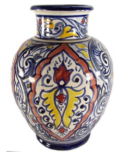 Find Shop Casablanca Hand-made Ceramic Vase (Morocco)
