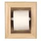 Solid Wood Recessed In Wall Bathroom Toilet Paper Holder Multiple