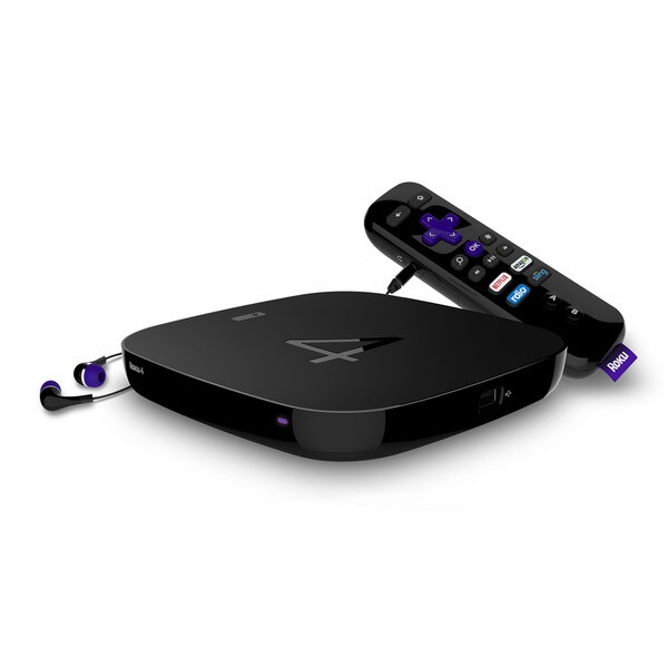 Roku 4 Digital 4K HD Streaming Media Player with Headphones Game Remote (Refurbished) Roku 4 Digital 4K HD Streaming Media Player with Headphones Game Remote (Refurbished)