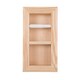 Solid Wood Recessed In Wall Bathroom Double Toilet Paper Holder