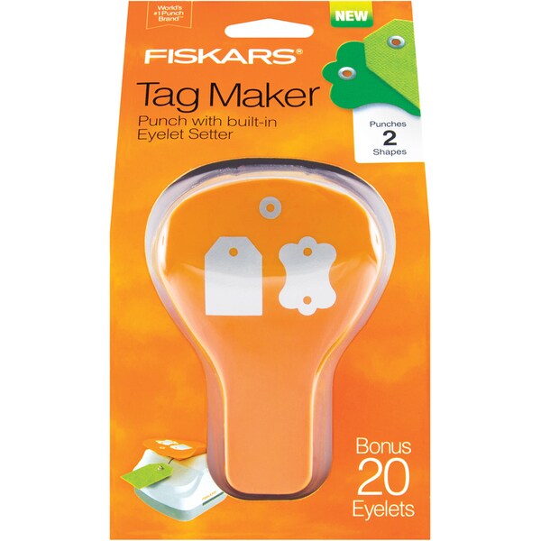 020335054639 UPC Fiskars Tag Maker 2 Punch Label/Simple, Orange UPC