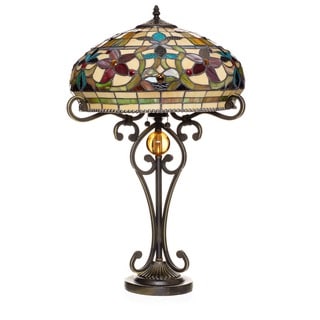 Tiffany Style Baroque Table Lamp