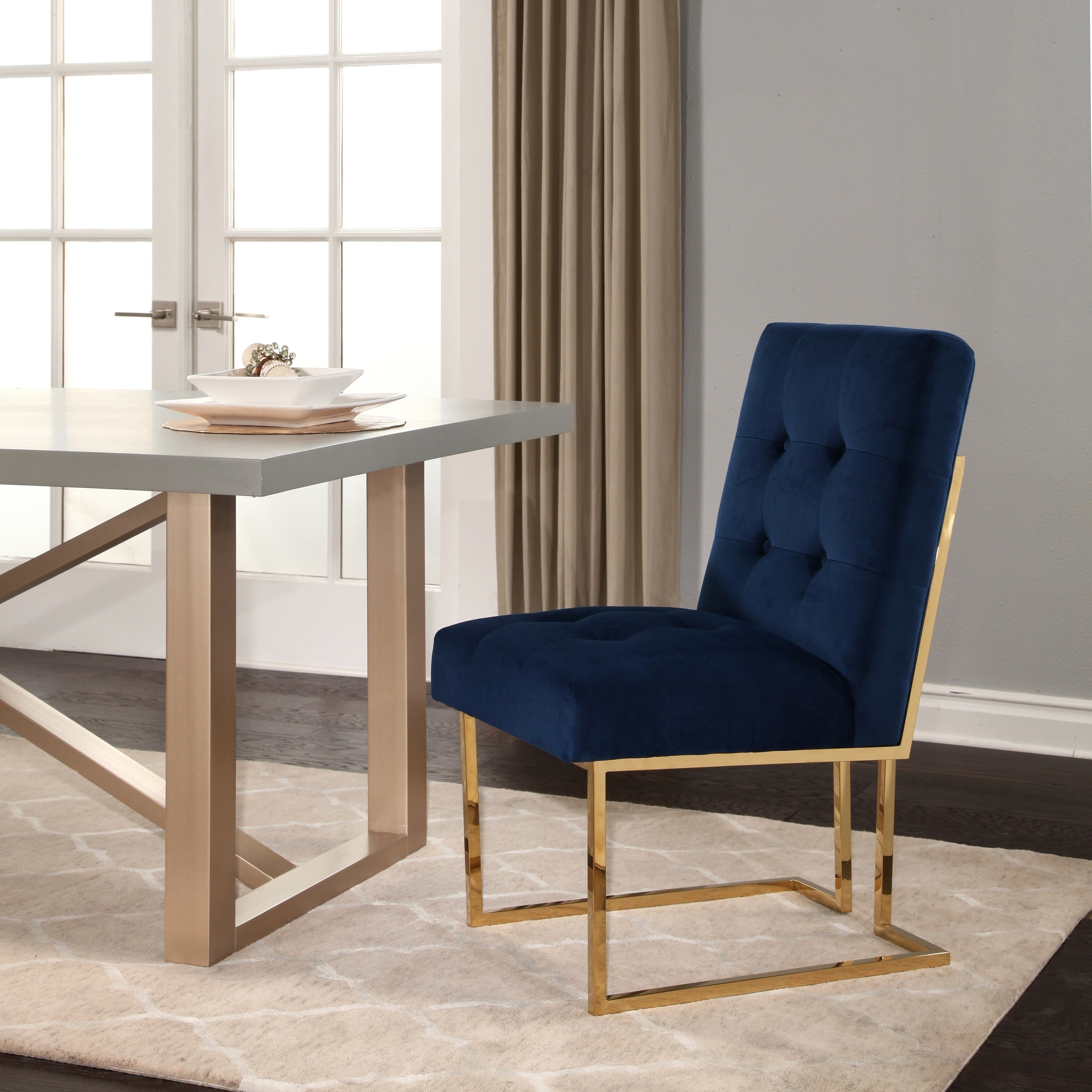 Abbyson Living Abbyson Fraser Velvet Dining Chair