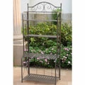 Iron Folding Patio Bakers Rack