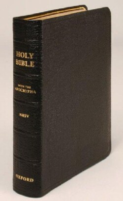 Holy Bible: New Revised Standard Version, Black, Genuine Leather, With Apocryphal/Deuterocanonical Books (Paperback)