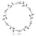 ICZ Stonez Sterling Silver Marcasite and CZ Vine Bracelet