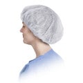Medline Latex 24-in White Bouffant Hair Cap (bulk of 500)