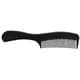 Medline Large Handle Black Comb (Case of 144)