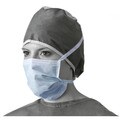 Medline Face Mask, Surgical, Blue, Ties (bulk pack of 300)
