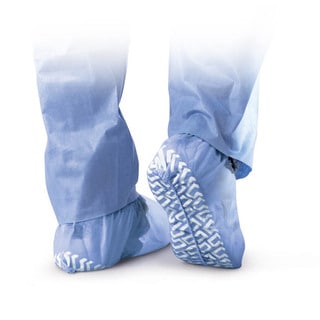 Medline Non-Skid Disposable Shoe Cover - Blue (Case of 300)
