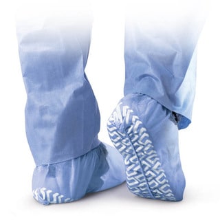 Medline Blue Non-Skid X-Large Disposable Shoe Covers (Case of 200)