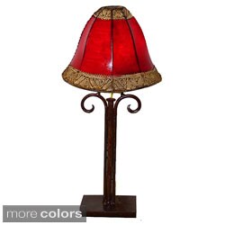 Cheap Genuine Leather 'Arabian' Desk Lamp (Morocco)