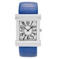 Geneva Platinum Croc Skin Stamped Antique Watch