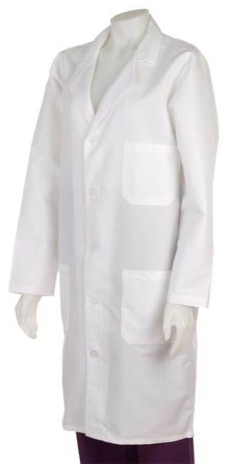 Medline Unisex White Knee Length Lab Coat Overstock™ Shopping Top Rated Medline Unisex Labcoats