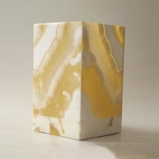 ###  Small Rectangular Alabaster Lamp (Egypt)