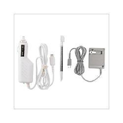 AC and DC Chargers with Stylus Touch Pen for Nintendo DS Lite