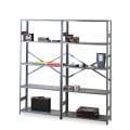 Tennsco 75" High Commercial Steel Shelving, 6 Shelves, 18 " Depth