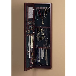 Great Prices Upton Home Wall-mount Burgundy Cherry Jewelry Mirror